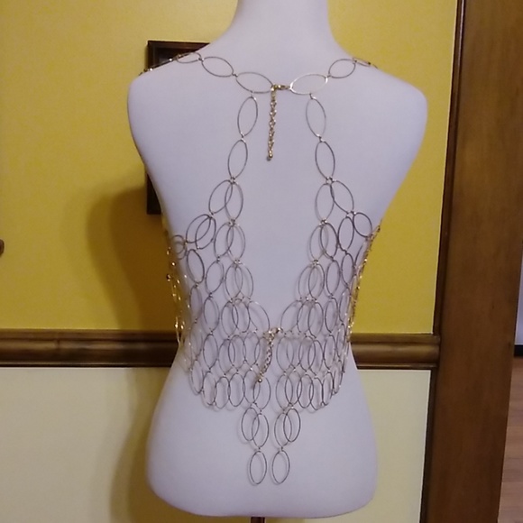 Free People shine stone daisy shirt/harness - Picture 6 of 6